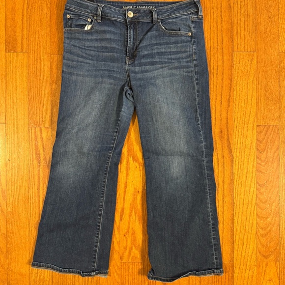 American Eagle Outfitters Super Stretch Jeans Womens Size 14 X-Short - Picture 1 of 6